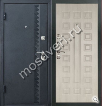 Дверь металлическая входная с терморазрывом порошок и МДФ - купить от производителя Мосдвери Дверь металлическая входная с терморазрывом порошок и МДФ